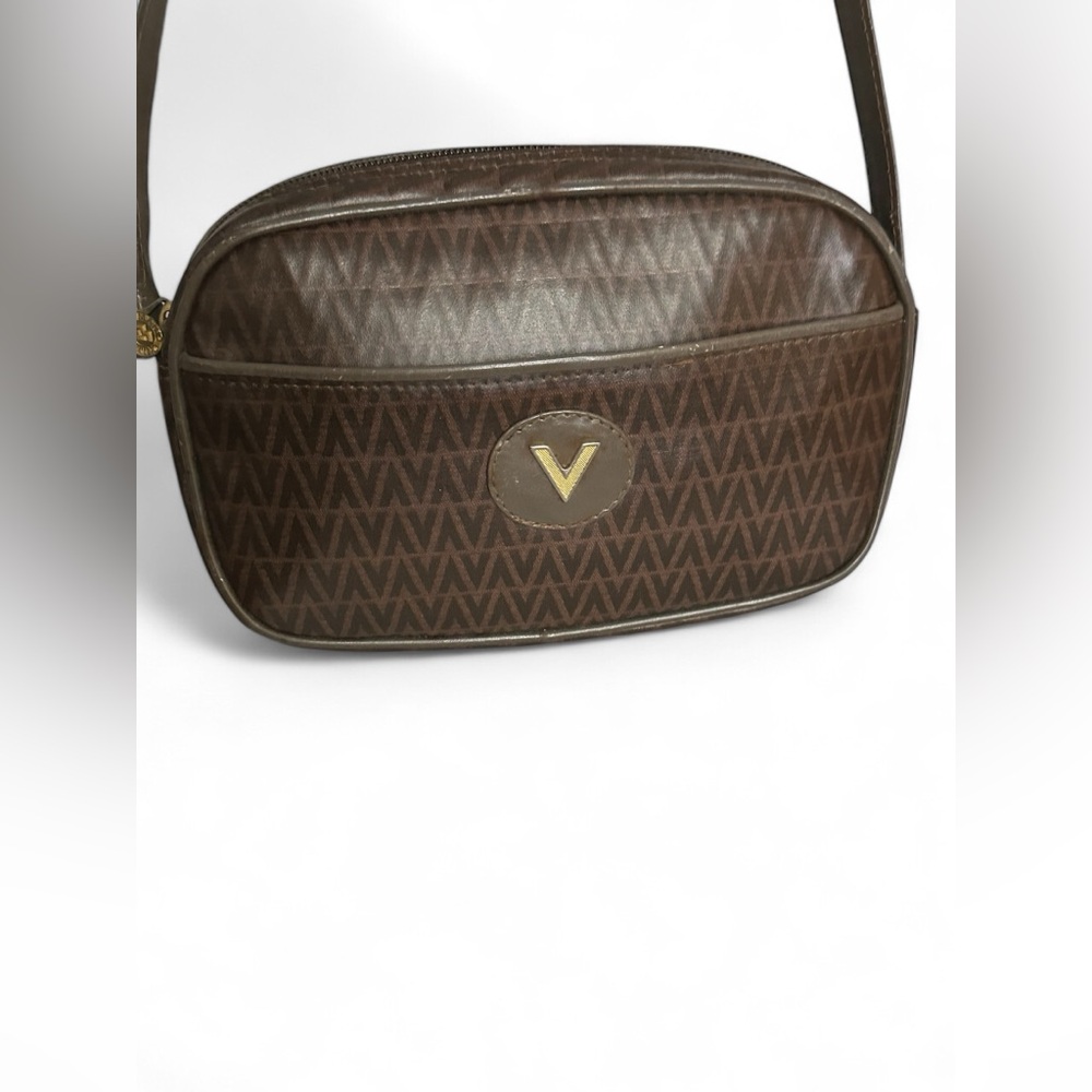 Authentic Vintage Boho Mario Valentino Shoulder Bag Crossbody V Mark Cheap Price